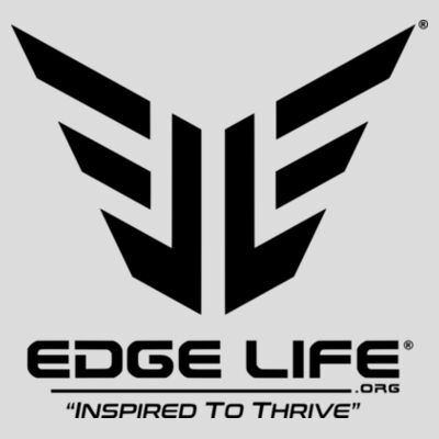 Edge Life Merch | Men's T-Shirt | Black Design Design