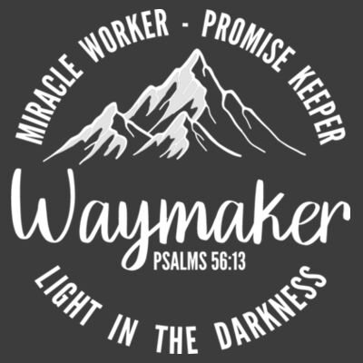Waymaker | Unisex Men's T-Shirt | White Design Design