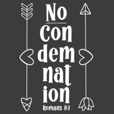 No Condemnation | Men's T-Shirt | White Design Design