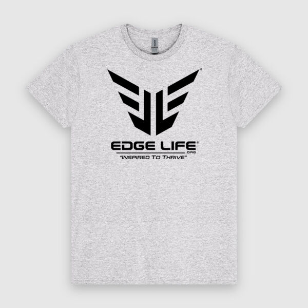 Edge Life Merch | Men's T-Shirt | Black Design Thumbnail