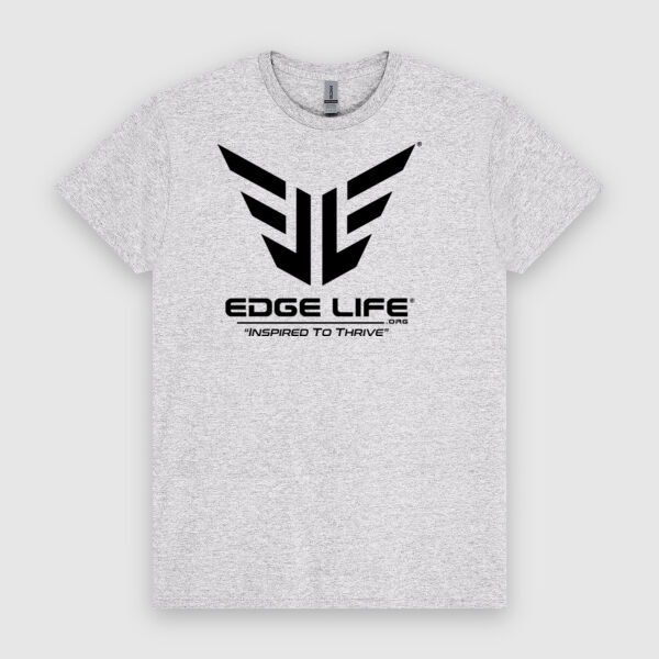 Edge Life Merch | Men's T-Shirt | Black Design Thumbnail