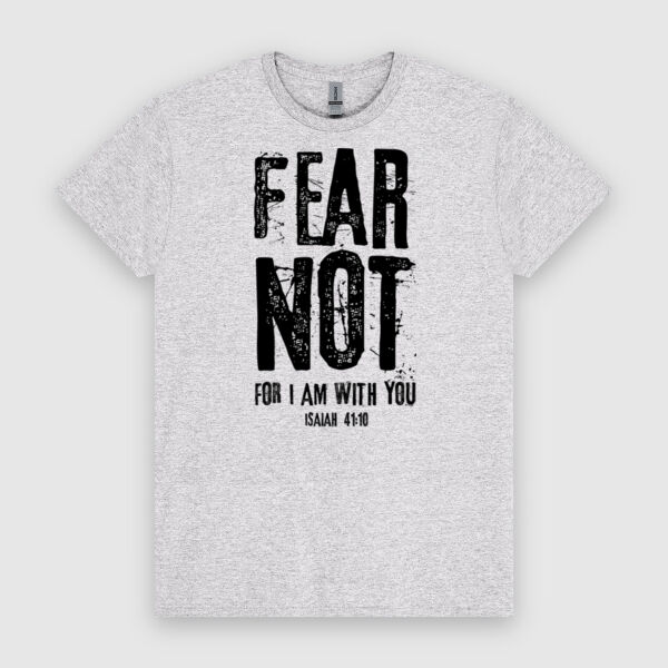 FEAR NOT | Men's T-Shirt | Black Design Thumbnail
