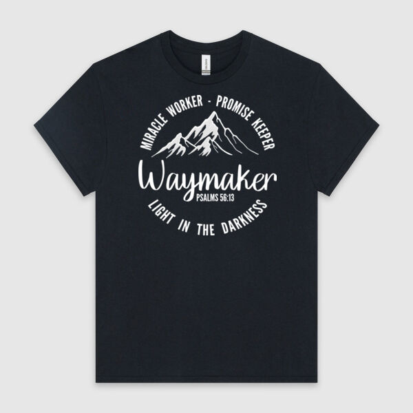 Waymaker | Unisex Men's T-Shirt | White Design Thumbnail