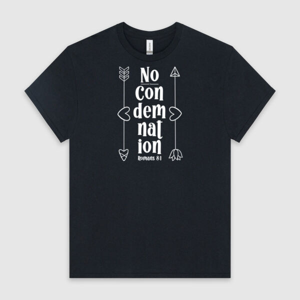 No Condemnation | Men's T-Shirt | White Design Thumbnail