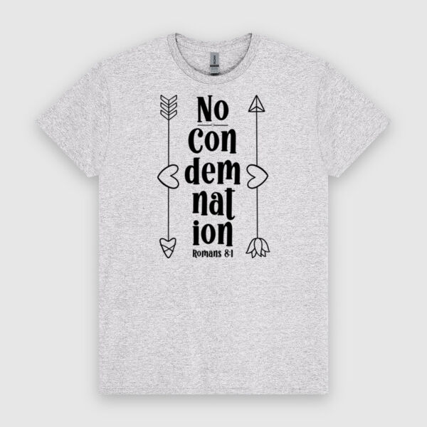No Condemnation | Unisex Men's T-Shirt | Black Design Thumbnail