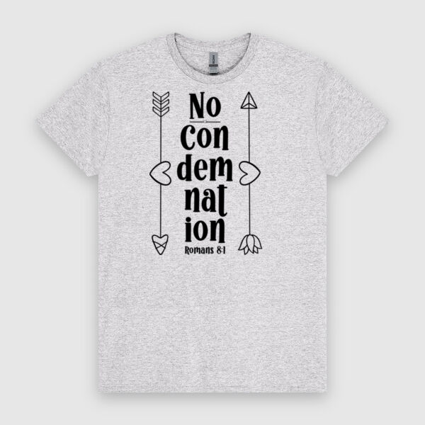 No Condemnation | Unisex Men's T-Shirt | Black Design Thumbnail