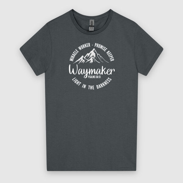 Waymaker - White Design | Gildan Ladies Heavy Cotton™ Thumbnail