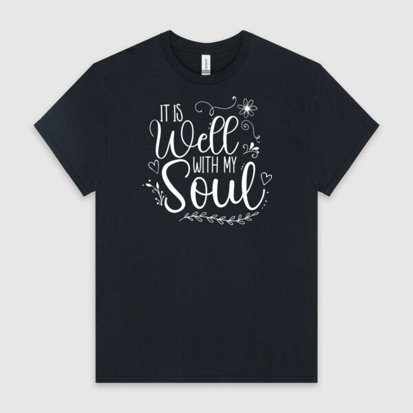 It Is Well With Soul | Men's T-Shirt | White Design Thumbnail