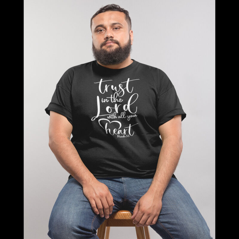 Trust In The Lord | RAMO Unisex Modern Fit Tee | Men | Up to 5XL Thumbnail