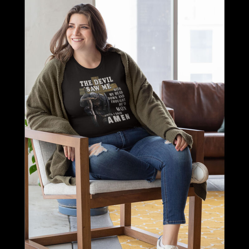 The Devil Saw Me | RAMO Unisex Modern Fit Tee | Women | Up to 5XL Thumbnail