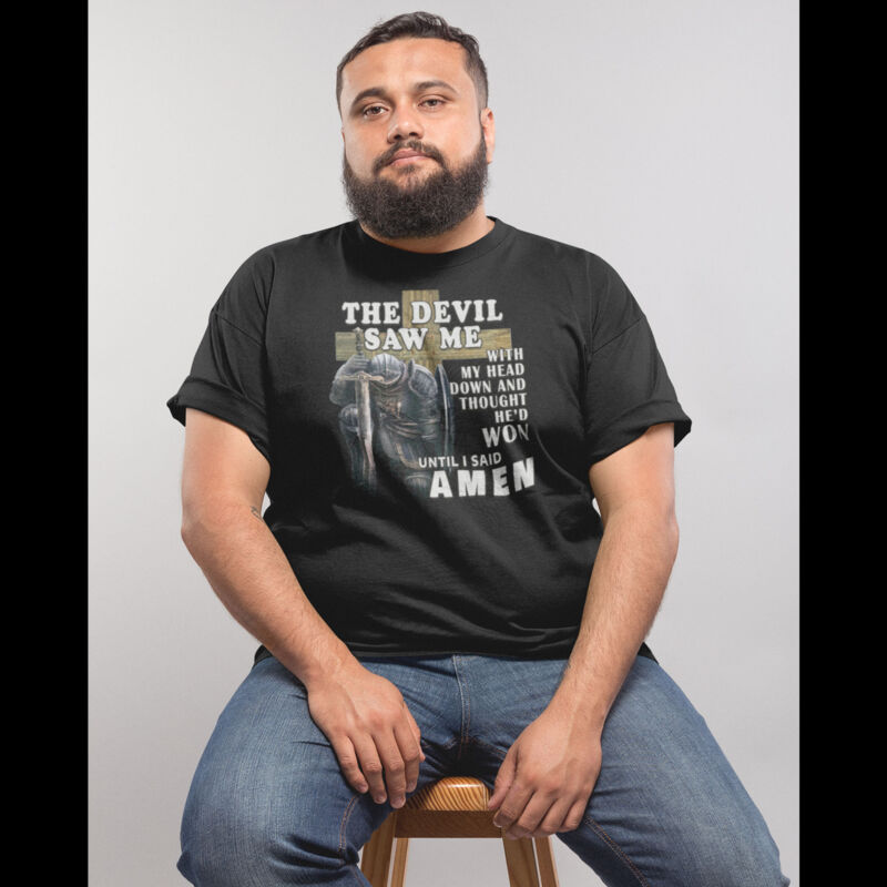 The Devil Saw Me | RAMO Unisex Modern Fit Tee | Men | Up to 5XL Thumbnail
