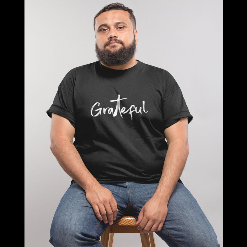 Grateful | RAMO Unisex Modern Fit Tee | Men | Up to 5XL Thumbnail