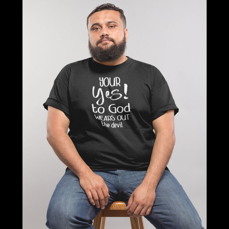 Your Yes To God | RAMO Unisex Modern Fit Tee | Men | Up to 5XL 3 Thumbnail